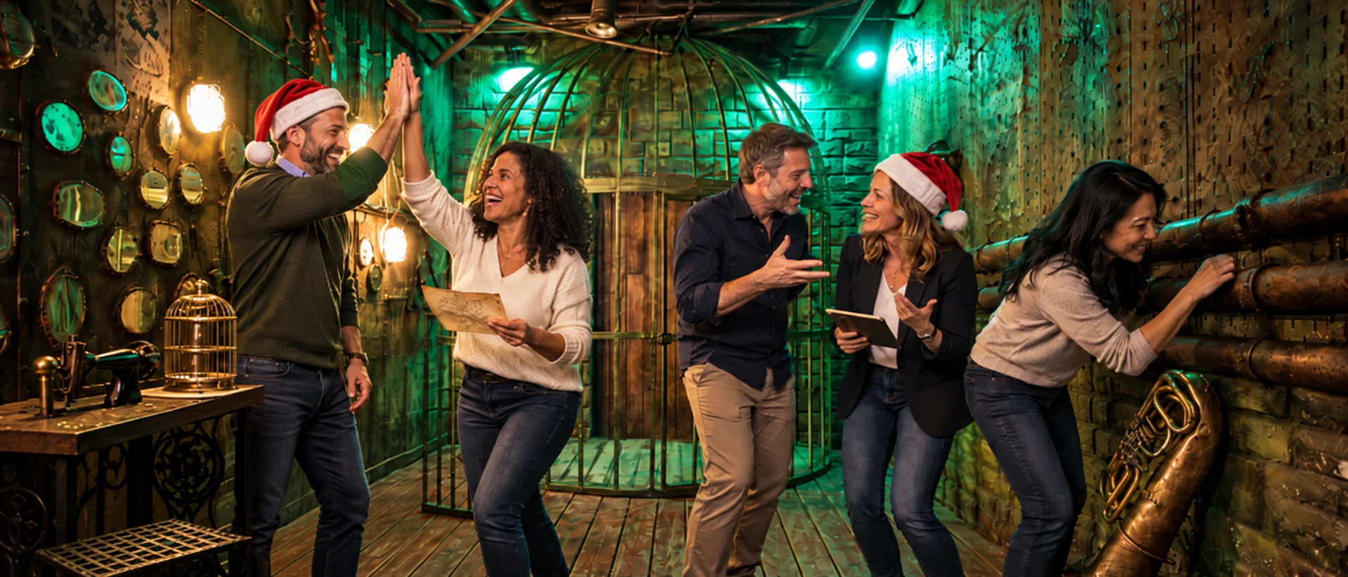 Eure Weihnachtsfeier?
Ein Abenteuer!